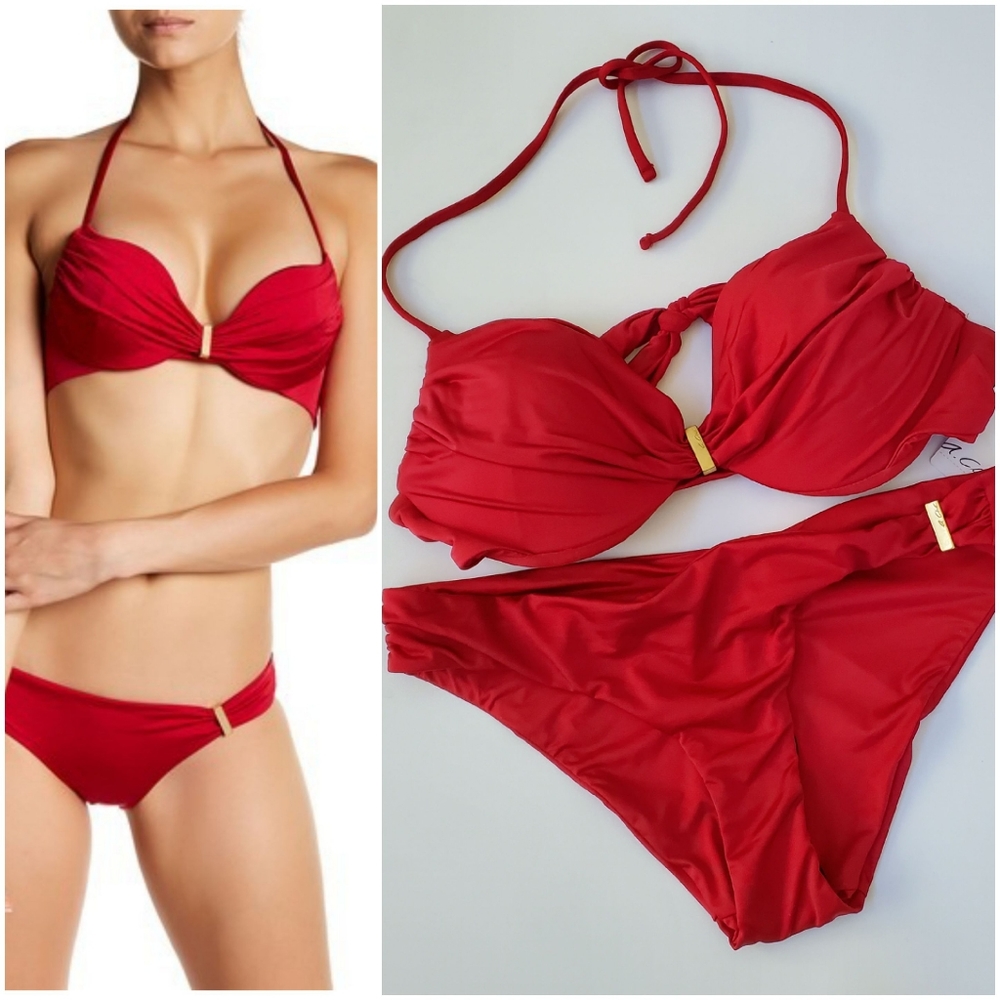 NWT Red Hipster Bikini Bottom